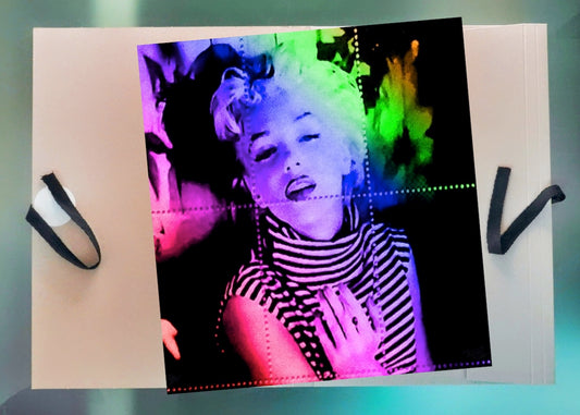 The Pop Artwork - Rose & Purple & Green