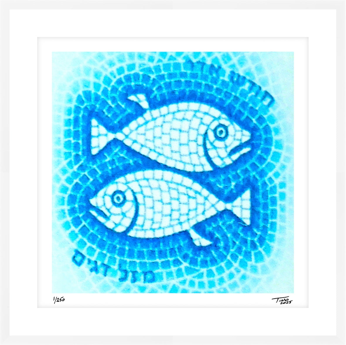 The Israel Zodiac Artwork - Pisces