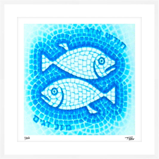 The Israel Zodiac Artwork - Pisces