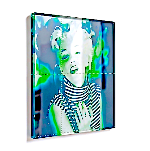The Pop Artwork - Aqua Blue & Green