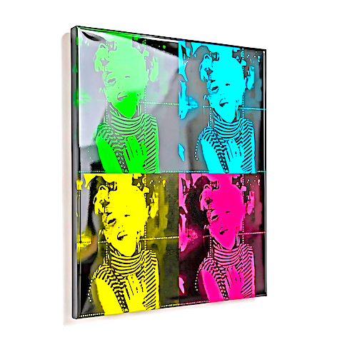 The Pop Artwork - Green & Blue & Yellow & Pink