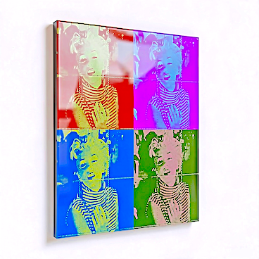 The Pop Artwork - Red & Pink & Blue & Green