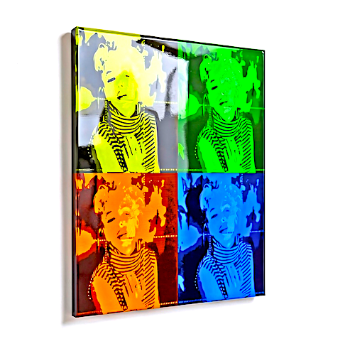 The Pop Artwork - Yellow & Green & Orange & Blue