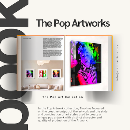 The Pop Artwork - Aqua & Green & Lilac