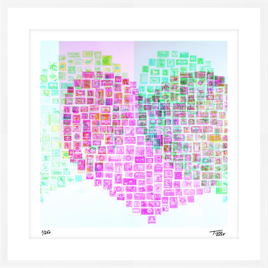 The Hearts of Arabia Red Heart Artwork - Albi