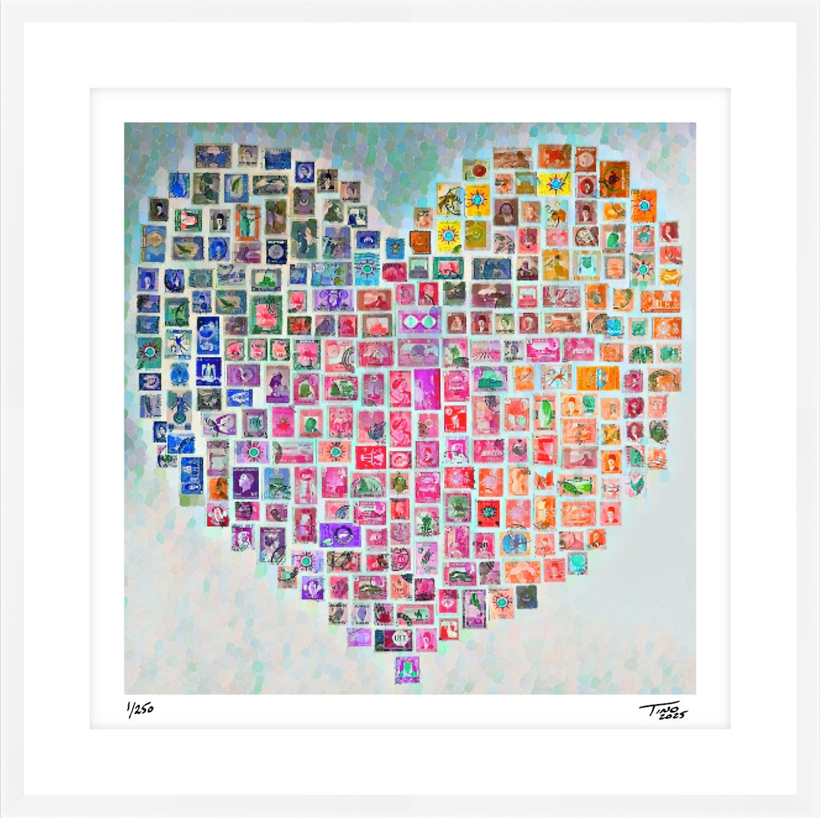 The Hearts of Arabia Red Heart Artwork - Hayati