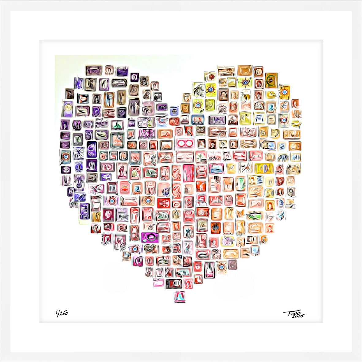 The Hearts of Arabia Red Heart Artwork - Hob