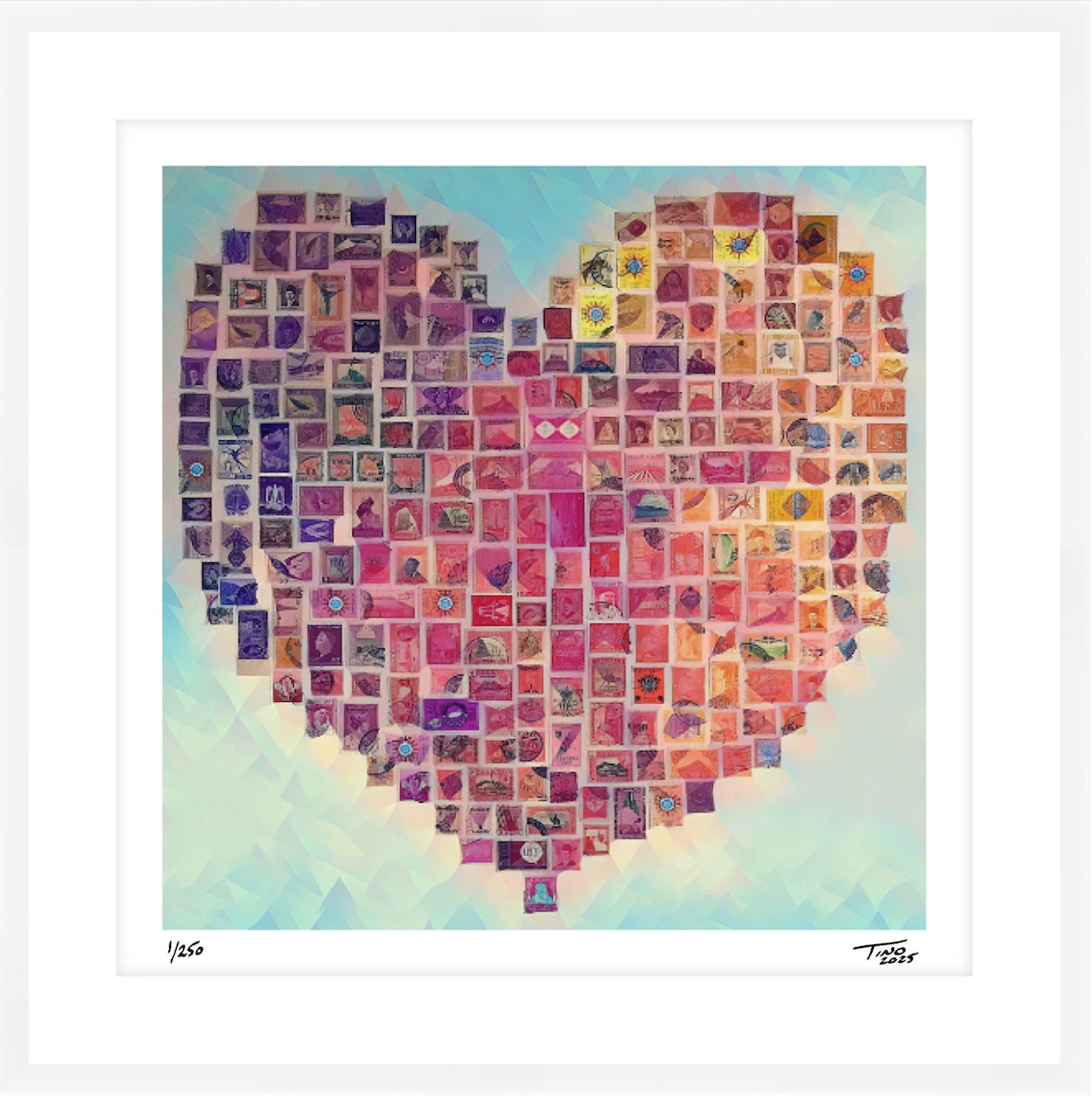 The Hearts of Arabia Red Heart Artwork - Ishq
