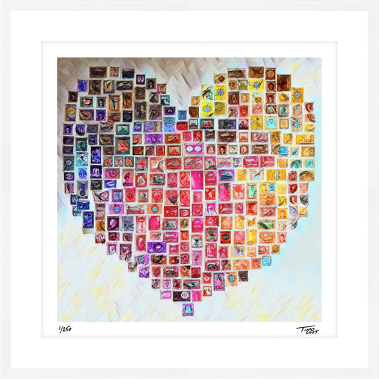 The Hearts of Arabia Red Heart Artwork - Rohi
