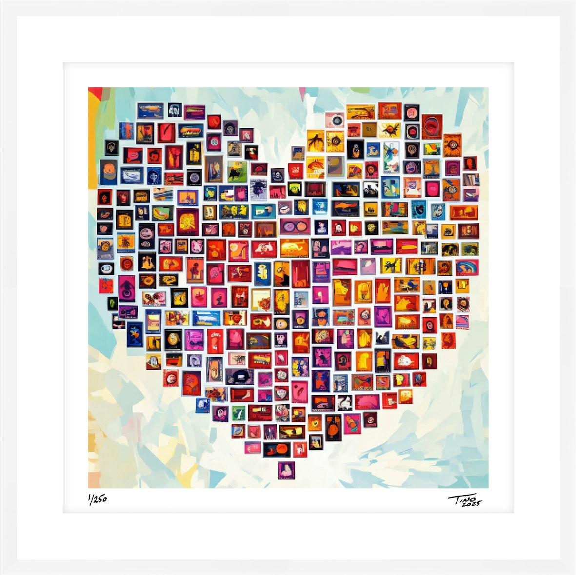 The Hearts of Arabia Red Heart Artwork - Wudd