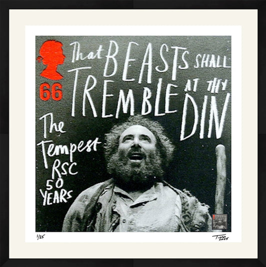 The Shakespeare Plays Artwork with Mint Stamp - The Tempest