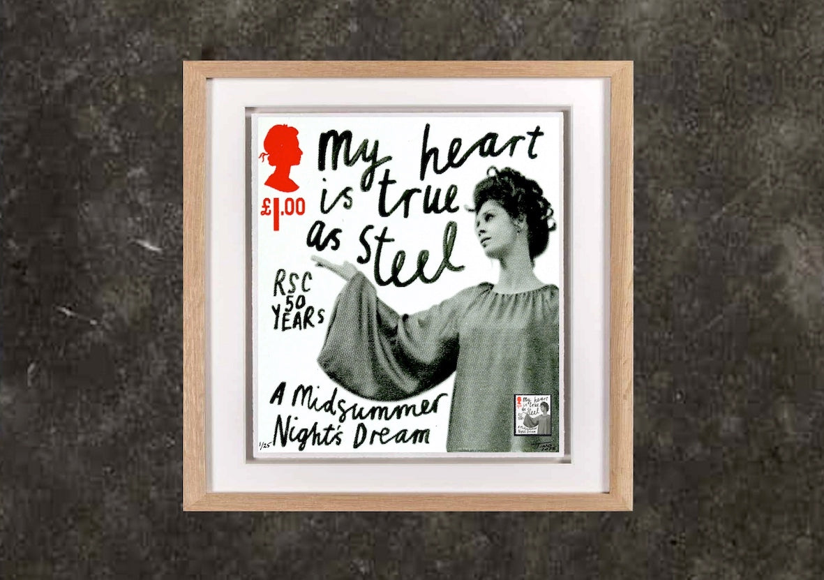 The 2011 Shakespeare A Midsummer Nights Dream - Artwork with Mint Stamp