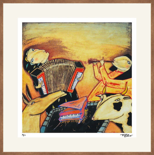 The Sumner Artwork with Lithograph & First Day Stamps - Europa Year of Music
