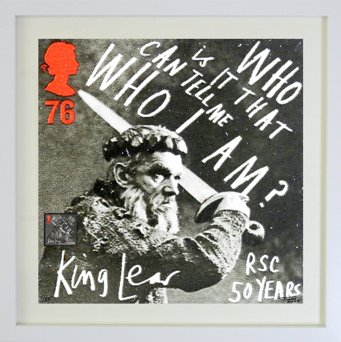The 2011 Shakespeare King Lear - Artwork with Mint Stamp