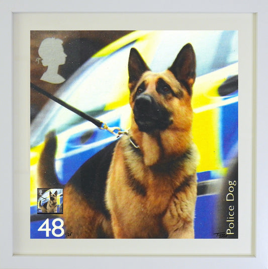 The 2008 Working Dogs Mint Stamp with Artwork - Police Dog