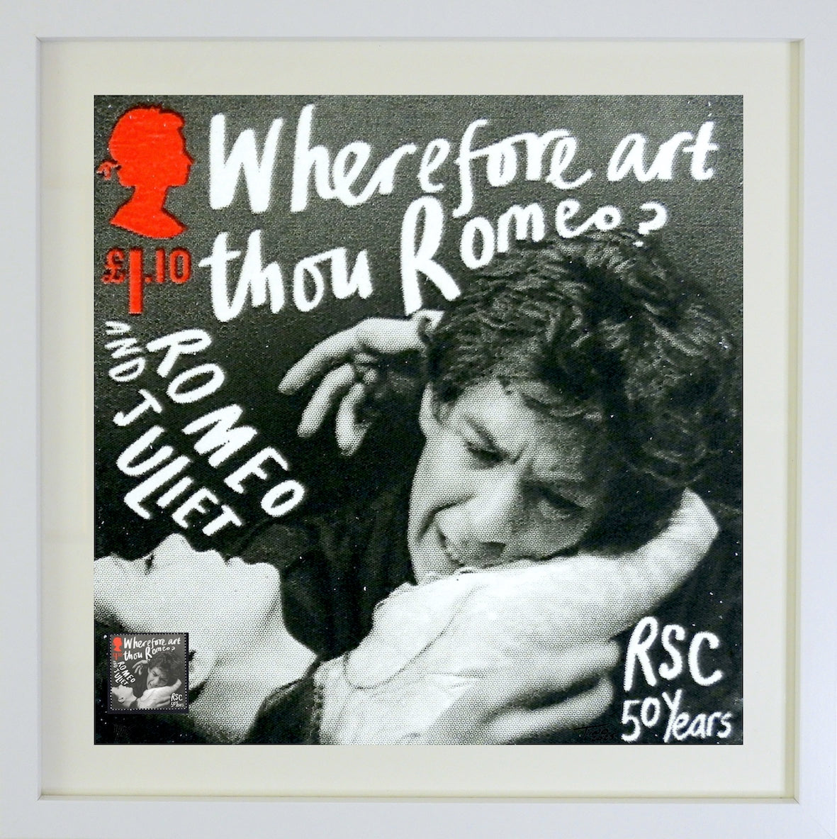 The 2011 Shakespeare Romeo and Juliet - Artwork with Mint Stamp