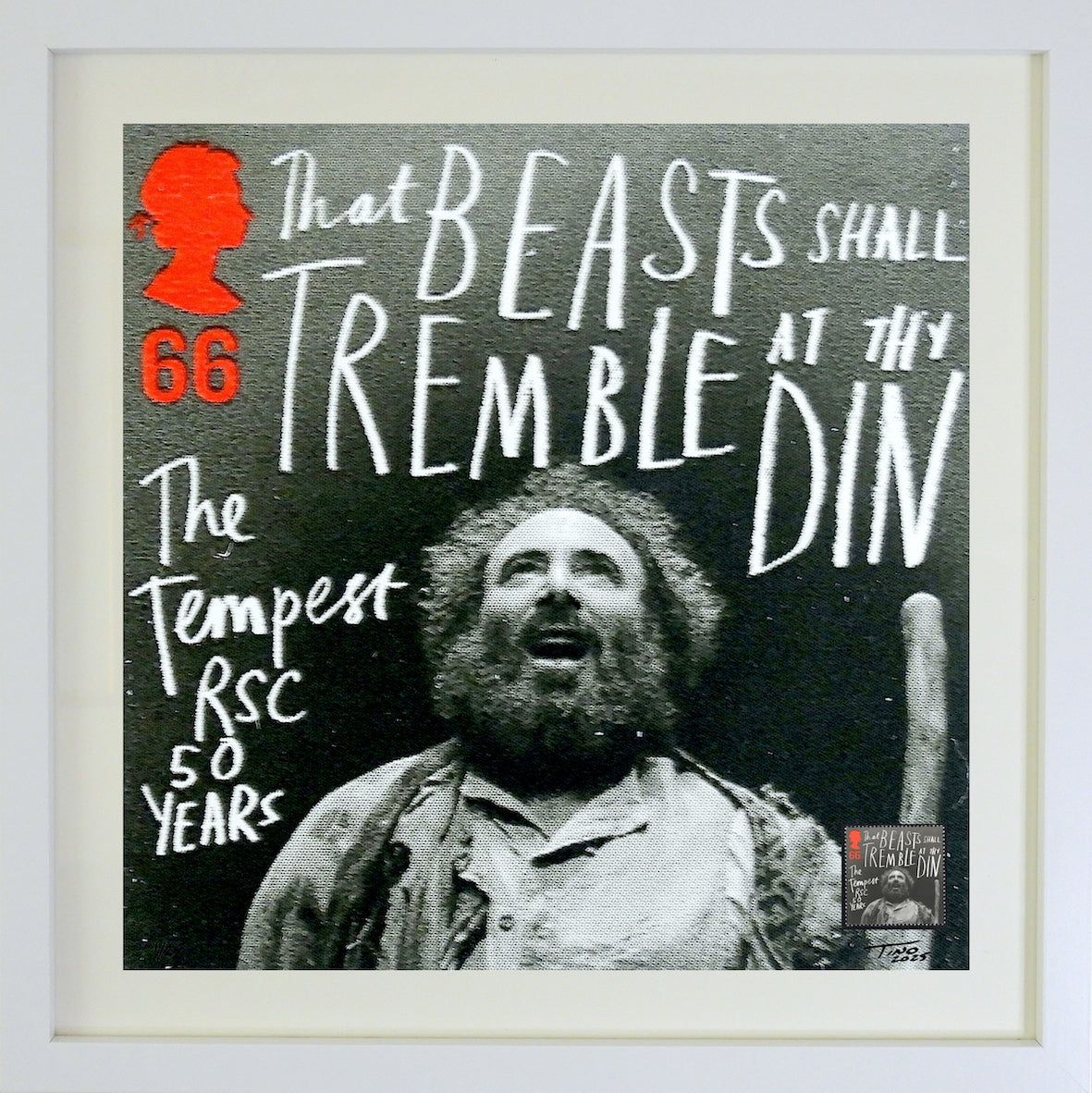 The 2011 Shakespeare The Tempest - Artwork with Mint Stamp