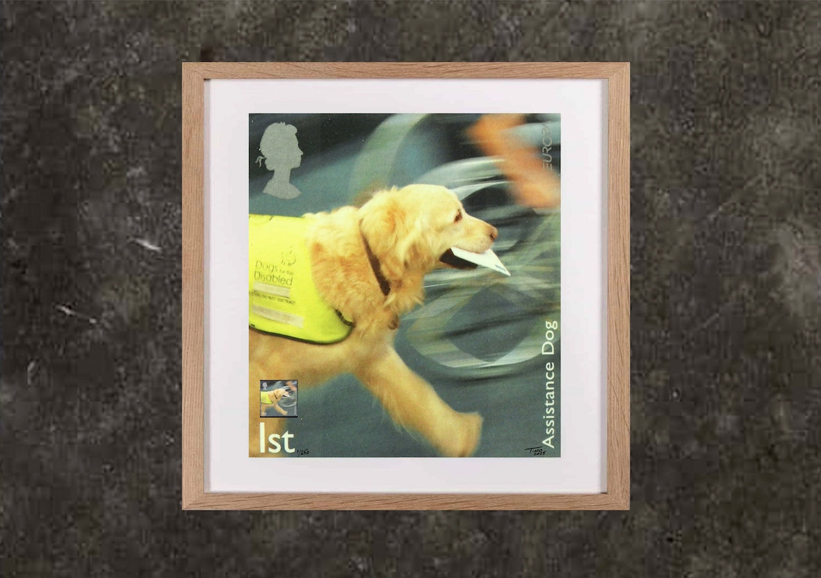 The 2008 Working Dogs Mint Stamp with Artwork - Assistance Dog