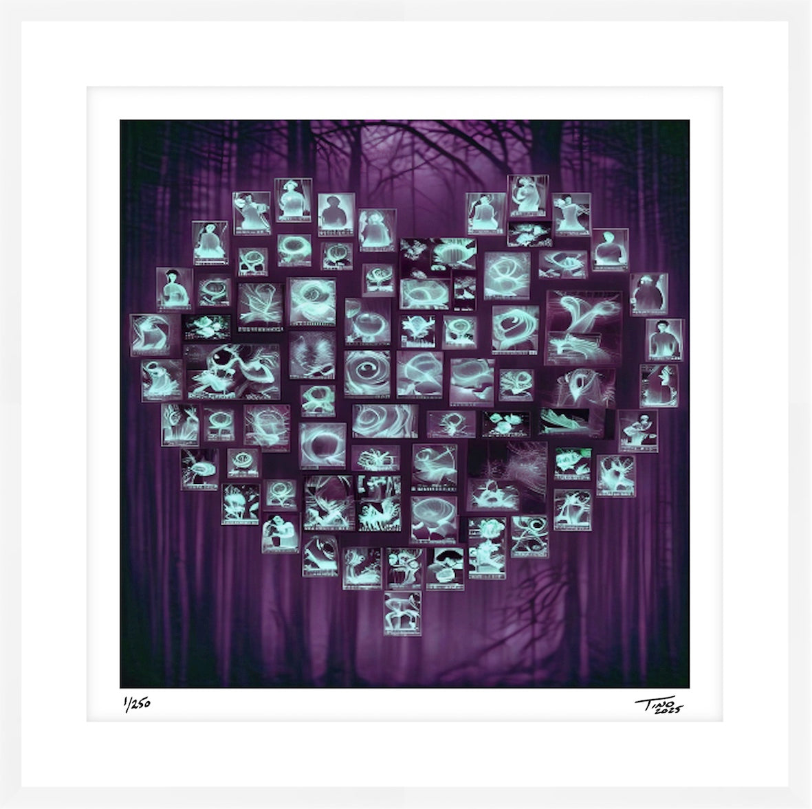 The Hearts of Arabia Women & Flowers Heart Artwork - Habibi