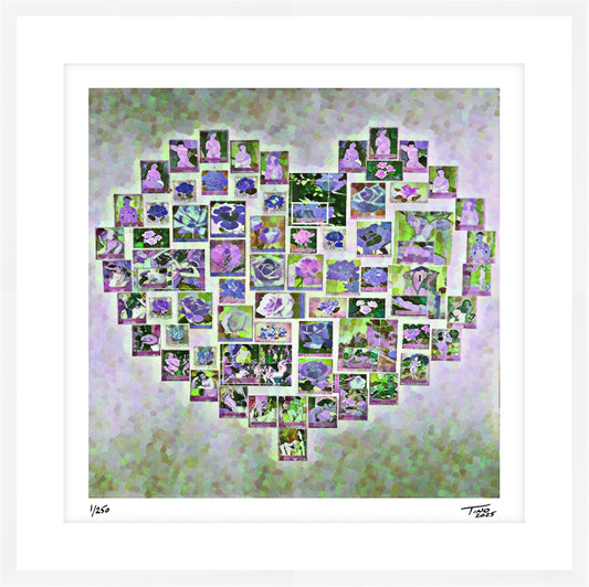 The Hearts of Arabia Women & Flowers Heart Artwork - Hayati