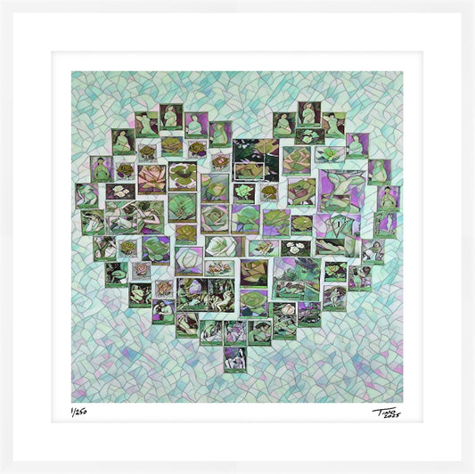 The Hearts of Arabia Women & Flowers Heart Artwork - Mahabbah