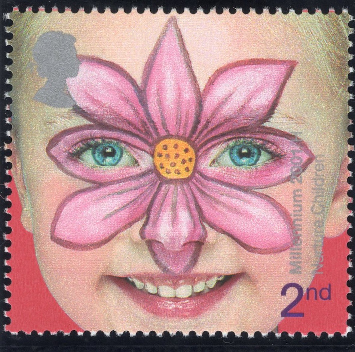 The Hopes for the Future Artwork with Mint Stamp - Nurture Children