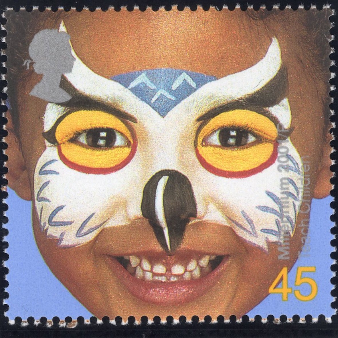 The Hopes for the Future Artwork with Mint Stamp - Teach Children