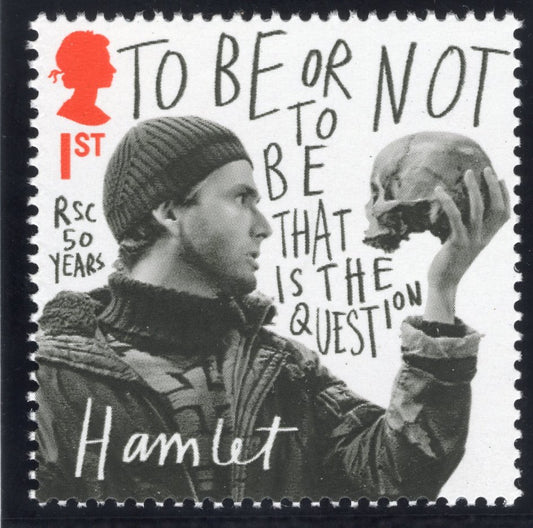 The Shakespeare Plays Artwork with Mint Stamp - Hamlet