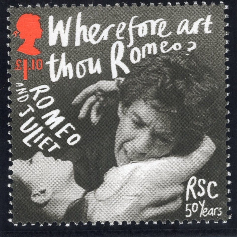 The 2011 Shakespeare Romeo and Juliet - Artwork with Mint Stamp